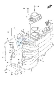 DF 150AP drawing Intake Manifold/Throttle Body