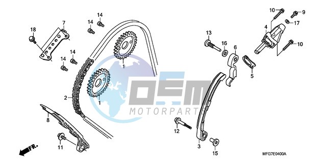 CAM CHAIN/TENSIONER