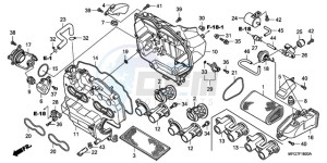 CB600F9 France - (F / CMF) drawing AIR CLEANER