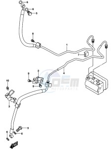 GSX-S125 drawing FRONT BRAKE HOSE