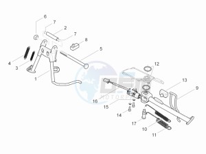 Liberty 150 4t 3v ie lem ( Vietnam ) drawing Stand