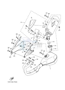 MTN250 MTN-250 MT-250 (B043) drawing EXHAUST