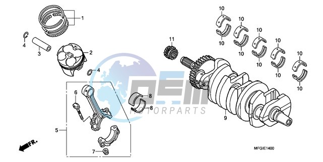 CRANKSHAFT/PISTON