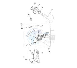 YQ AEROX 50 drawing OIL PUMP