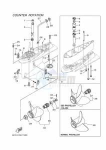 LF250CA drawing PROPELLER-HOUSING-AND-TRANSMISSION-2