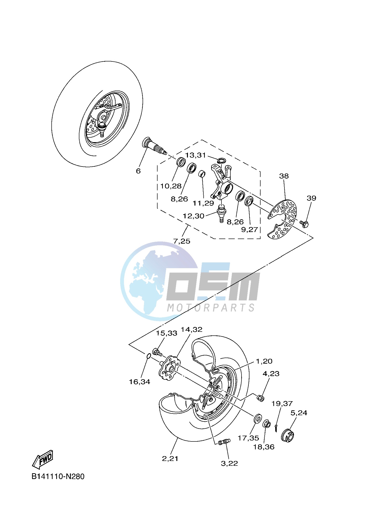 FRONT WHEEL