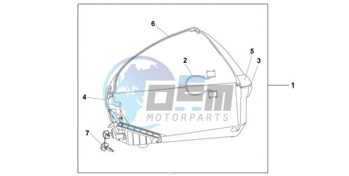 45L TOP BOX COOL WHITE