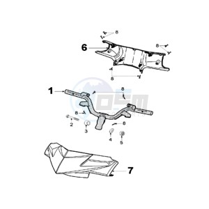 FIGHT 3 A drawing HANDLEBAR