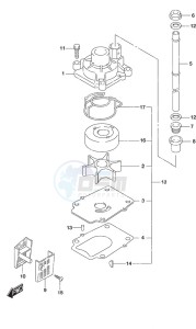 DF 70A drawing Water Pump