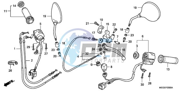 HANDLE SWITCH/CABLE