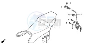 VFR800FI drawing SEAT