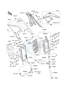 KX 250 T [KX250F] (TF) T6F drawing RADIATOR