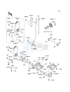 JT 1500 A [STX-15F] (A6F-A9F) A6F drawing OIL PUMP