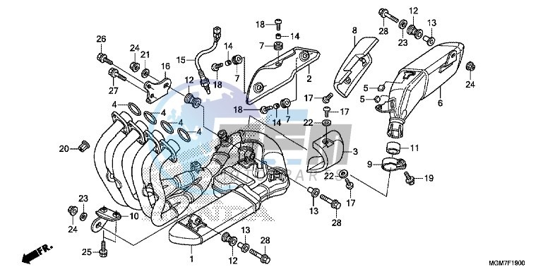 EXHAUST MUFFLER