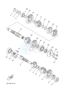 YZF-R125 R125 (5D7K 5D7K 5D7K 5D7K) drawing TRANSMISSION