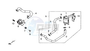 GTS 300i ABS drawing AIRFILTER UNIT