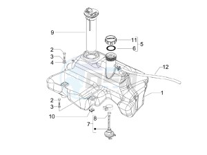 LXV 125 4T Navy (Euro 3) drawing Fuel Tank