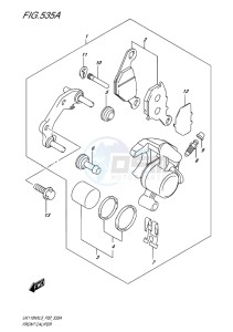 UK110NX ADDRESS EU drawing FRONT CALIPER