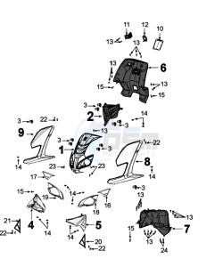 FIGHT 4 50 4T drawing COWLING FRONT