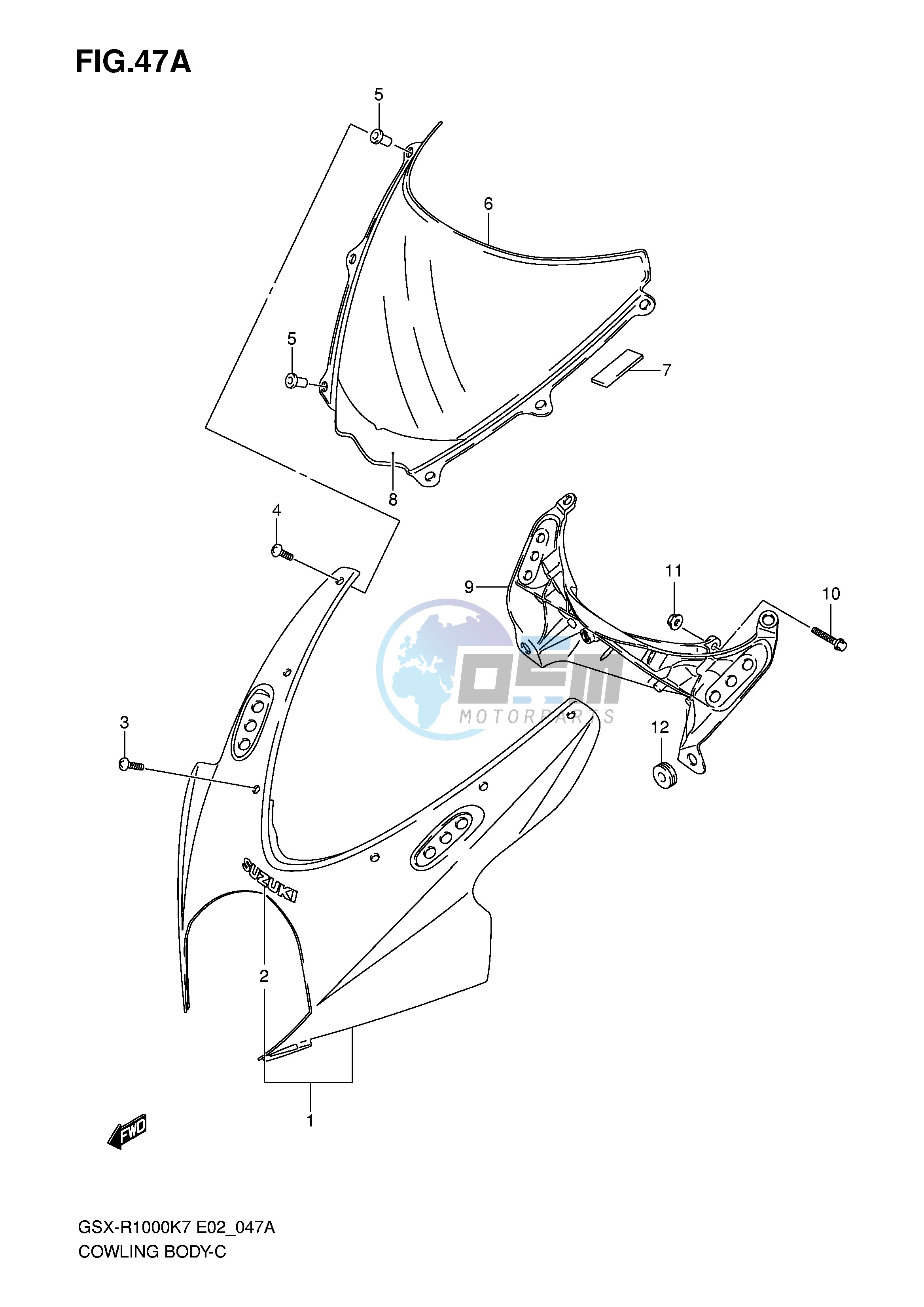 COWLING BODY (MODEL K8)