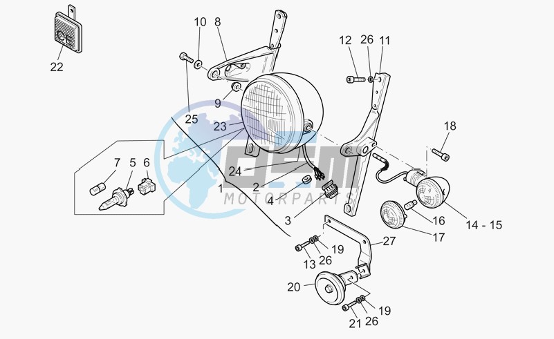 Rh front brake system