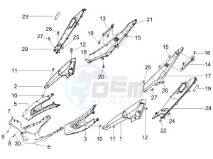 Runner 50 SP SC drawing Side cover - Spoiler