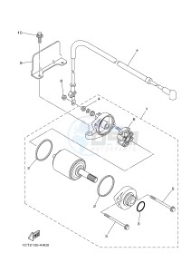 YFM450FWAD GRIZZLY 450 EPS (BM71) drawing STARTING MOTOR