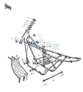 F81 M drawing FRAME_FRAME FITTINGS -- 71 F81M- -