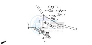 CRF80F 100 drawing HANDLE PIPE