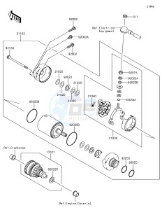 JET SKI STX-15F JT1500AGF EU drawing Starter Motor