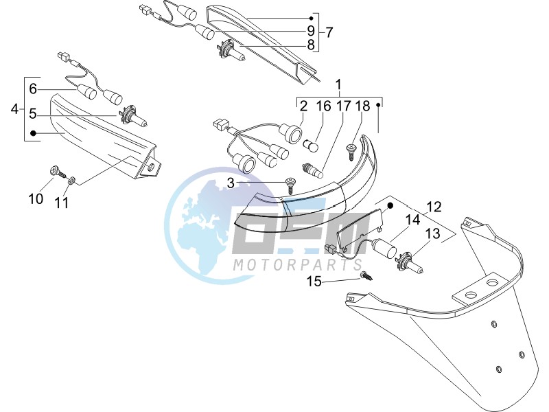 Tail light - Turn signal lamps