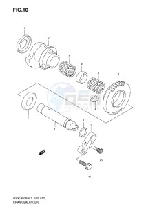 GSX1300R drawing CRANK BALANCER