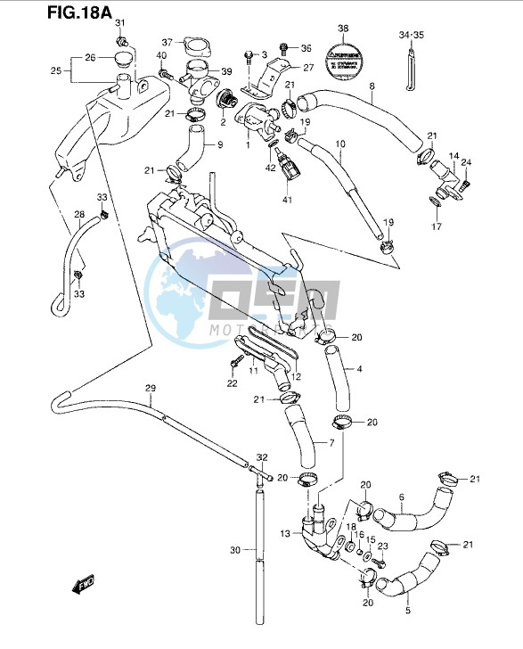 RADIATOR HOSE (FROM VIN LC6DC111101106836)