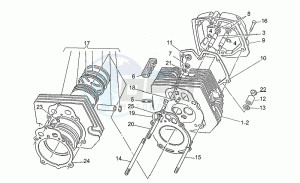 NTX 350 drawing Cylinder head