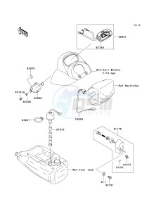 JT 1500 A [STX-15F] (A6F-A9F) A8F drawing METERS