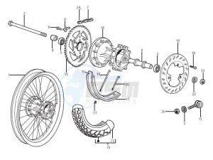 RCR_SMT 50 drawing Rear Wheel