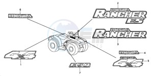 TRX350FM RANCHER 4X4S drawing MARK (2)