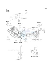 KAF 620 A6 [MULE 2510 4X4] (A6) [MULE 2510 4X4] drawing LABELS