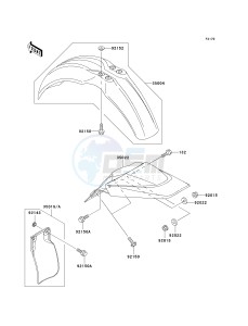 KX 65 A [KX65] (A1-A5) [KX65] drawing FENDERS