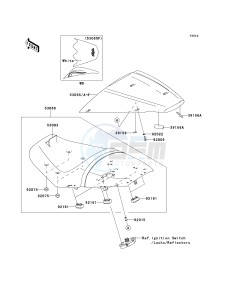 ZX 1400 A [NINJA ZX-14] (A6F-A7FA) A7F drawing SEAT