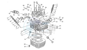 W12 350 drawing CYLINDER HEAD