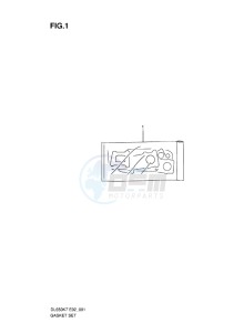 DL 650 V-STROM EU-UK drawing GASKET SET