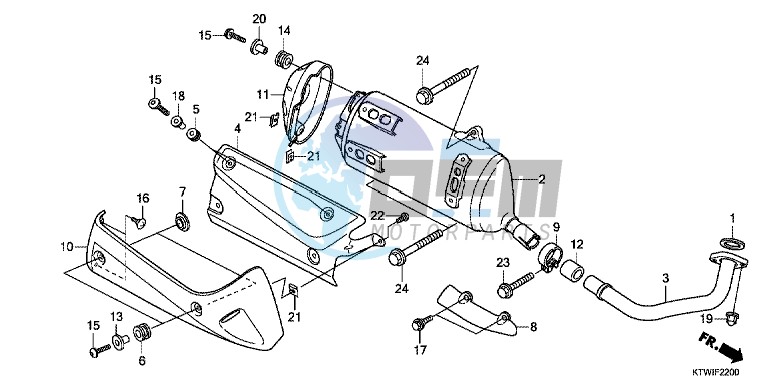 EXHAUST MUFFLER