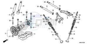 TRX680FAE TRX680 Europe Direct - (ED) drawing CAMSHAFT/VALVE