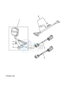 F100A drawing SPEEDOMETER