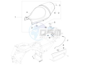 California 1400 Custom ABS 1380 WEG drawing Saddle