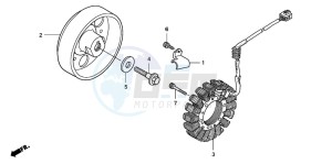 CB1300A CB1300SUPER FOUR drawing GENERATOR