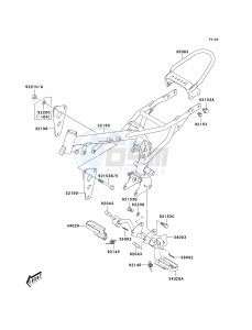 KDX 50 A (A1-A3) drawing FRAME