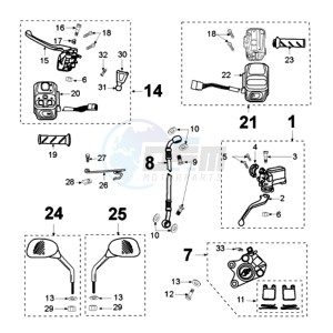 LUDIX 14 EP 2T EU drawing BRAKE SYSTEM