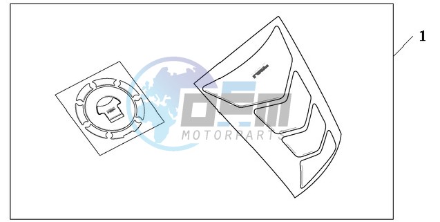 TANKPAD / FUEL LID COVER